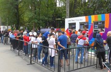ASIAD 2018: Indonesians brave the sun to buy tickets 
