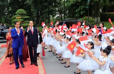 Vietnamese, Indonesian leaders meet the press