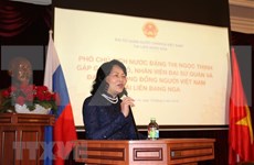 Vice President meets overseas Vietnamese in Russia