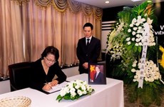 Officials, diplomats pay respect to VN's President in many countries