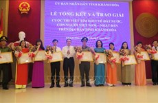Winners of writing contest on Vietnam – Japan ties honoured 