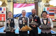 Vietnamese player wins bronze at world three-cushion champ
