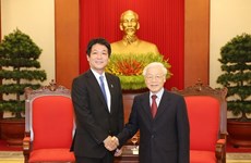 Party and State leader welcomes Japanese PM’s special envoy