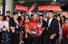 Brazil football legend Roberto Carlos visits Vietnam