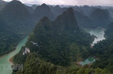 Non Nuoc Cao Bang receives UNESCO global geopark status