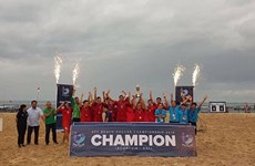 Vietnam champion ASEAN beach football tourney