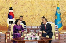 Korean media highlights meeting of Vietnamese NA Chairwoman, RoK President 