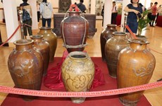 Cham ethnic minority group’s pottery on display
