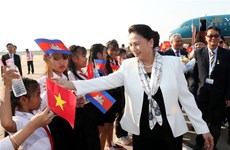 NA Chairwoman arrives in Siem Reap for APPF-27