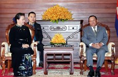 NA Chairwoman meets Cambodian Senate President