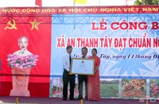 Soc Trang’s island commune recognized as new-style rural area