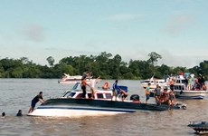 One killed, 12 missing in boat capsize in central Indonesia