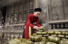 Le Mat village brings traditional Tet to thousands