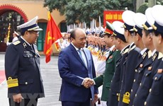 PM inspects combat readiness of Naval High Command 