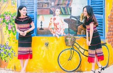 Dak Lak: Mural Street wows highlands visitors 