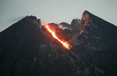 Earthquake hits Philippines, volcano erupts in Indonesia