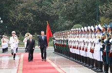 Argentine President welcomed in Vietnam