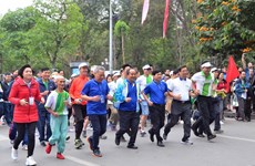 Olympic Run Day for Public Health kicks off in Hanoi