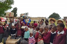 Vietnamese delegation offers gifts to children in Lesotho