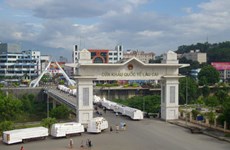 Export via Lao Cai int’l border gate remains stable 