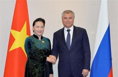 NA Chairwoman meets Chairman of Russia’s State Duma 