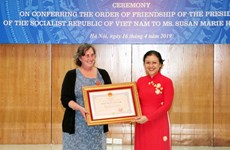 Vietnam honours US woman for Agent Orange relief work