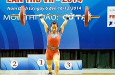 Weightlifter wins three golds at Asian tourney