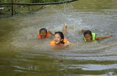 Int’l organisations help child drowning prevention in Dong Thap