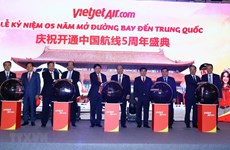 Vietjet Air marks fifth anniversary of air service to China 