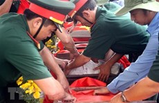 Nghe An receives 98 martyrs’ remains from Laos