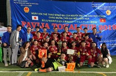 Football tourney connects Vietnamese community in Japan