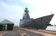 French naval anti-air frigate Forbin visits HCM City 