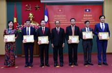 Thai Nguyen helps Laos with human resources training