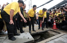 Thailand builds water banks in Bangkok to prevent floods