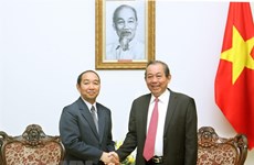 Deputy PM welcomes Chief Judge of Lao Supreme Court