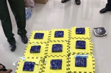 Tay Ninh customs detects 8kg of synthetic drug from Cambodia 