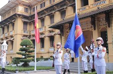 ASEAN flag hoisting ceremony celebrates grouping’s 52nd anniversary