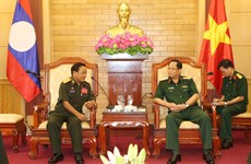 Vietnamese, Lao armies enhance ties in internal political protection