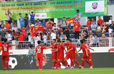 Vietnam beat Russia 2-0 at Acecook U15 int’l football cup