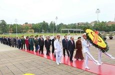 National leaders pay tribute to President Ho Chi Minh on National Day 