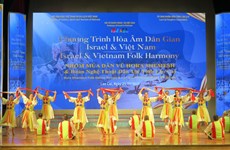 Vietnamese, Israeli folk programme thrills audiences in Lao Cai  