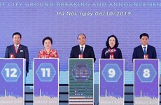 Groundbreaking ceremony for first smart city project in Hanoi