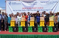 “Village without waste” project implemented in Quang Ngai 