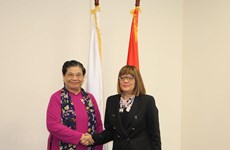 NA Vice Chairwoman meets top Serbian legislator