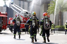 Firefighting drill held at Vietnam’s highest building