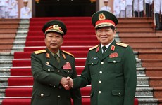Vietnam, Laos step up defence cooperation