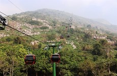 New cable car at Ba Den Mountain launched