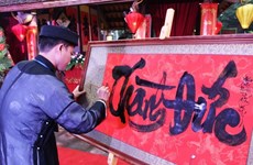 Vietnamese calligraphy gains in popularity