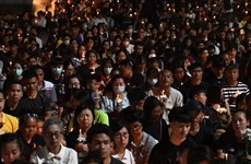 Vigil held for victims of Thailand mass shooting