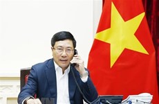 Deputy PM, FM holds phone talks with RoK FM